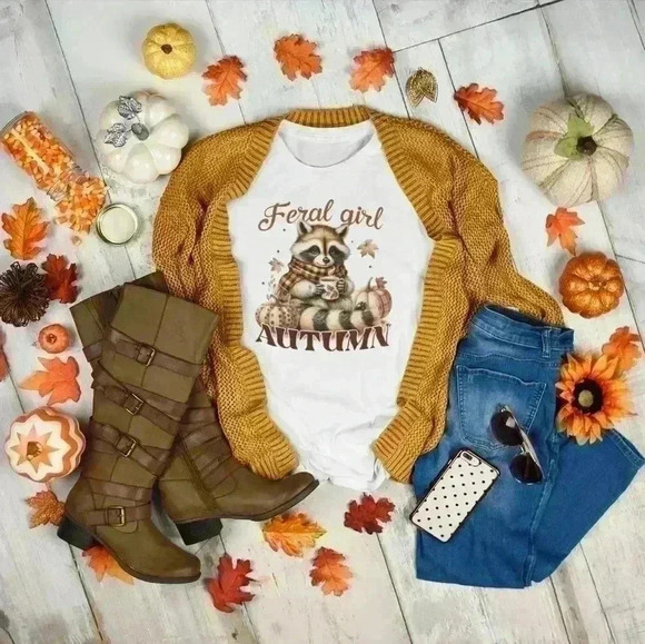 nataly thyme Tops - Nataly thyme pumkinspice tee shirt 2